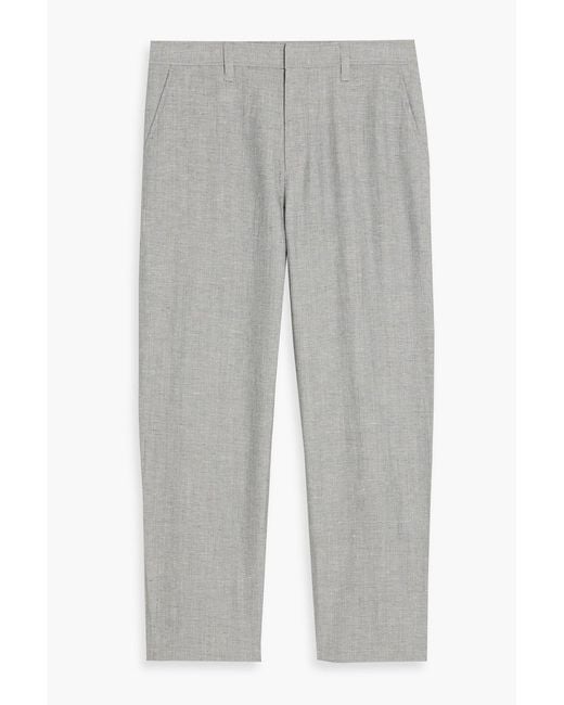 Rag & Bone Gray Baggy Wool-Blend Pants for men