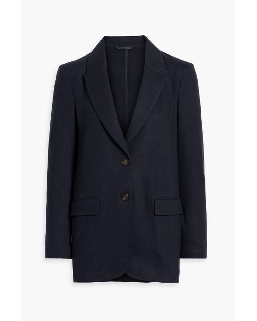 Brunello Cucinelli Blue Cashmere Blazer