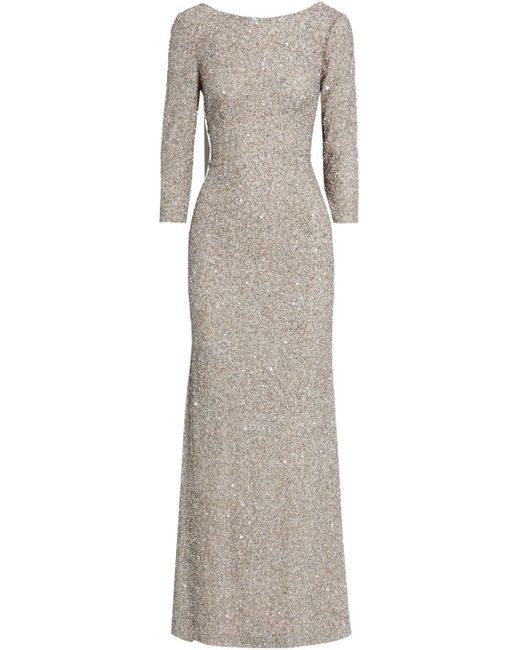 theia embellished tulle gown