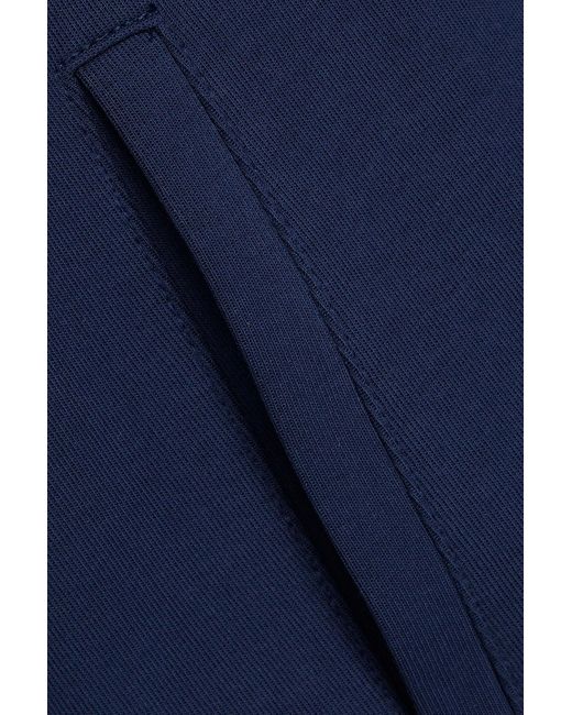 The Upside Blue Hamilton Margot Striped Cotton-blend Jersey Jacket
