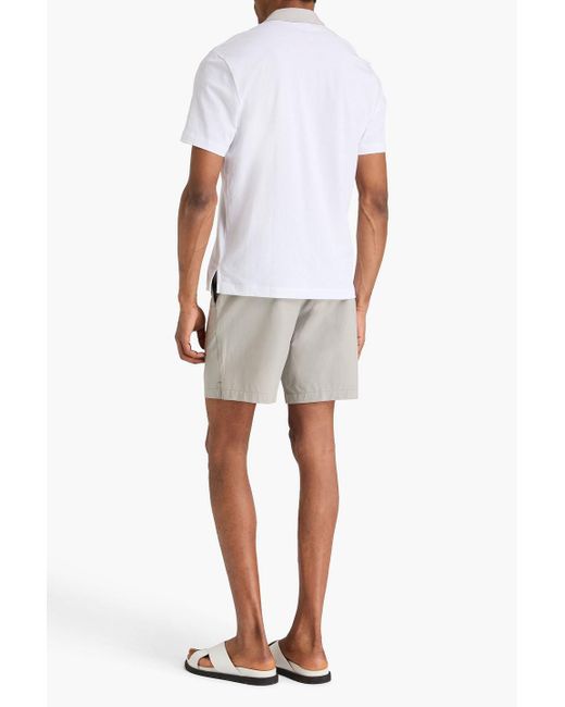 James Perse Poloshirt aus baumwoll-jersey in White für Herren