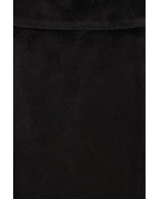 Theory Black Adbelle Suede Leggings