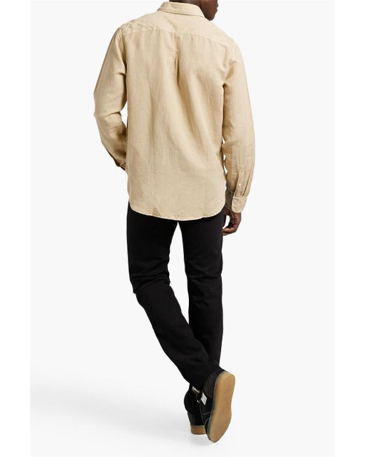 Rag & Bone Natural Zac Linen And Cotton-blend Shirt for men