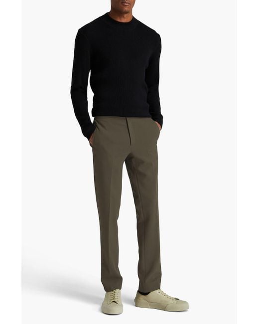 Sandro Green Slim-fit Woven Pants for men
