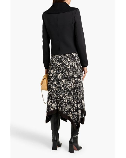 Jonathan Simkhai Black Bronwyn Twill Jacket