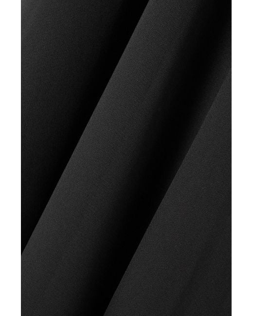 Proenza Schouler Twist-back Stretch-crepe Maxi Dress in Black