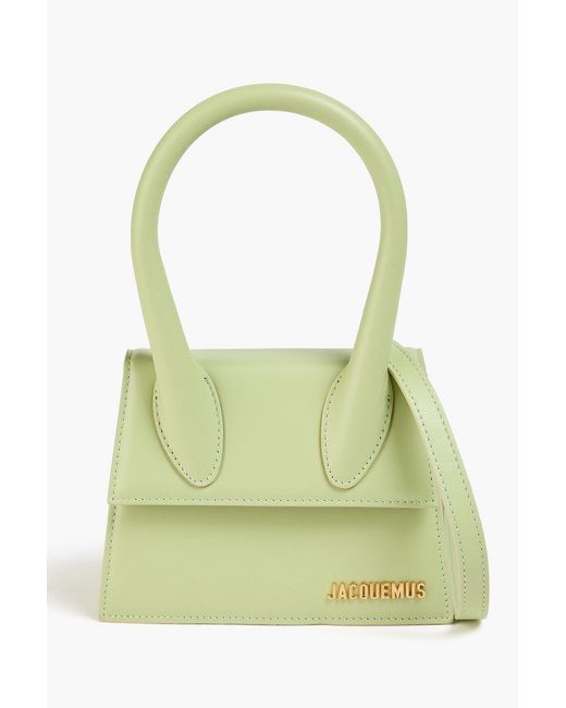 Jacquemus Green Le Chiquito Moyen Leather Tote