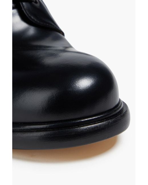 Maison Margiela Black Brushed-leather Boots for men