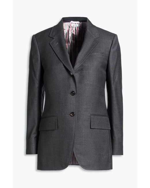 Thom Browne Black Wool Blazer