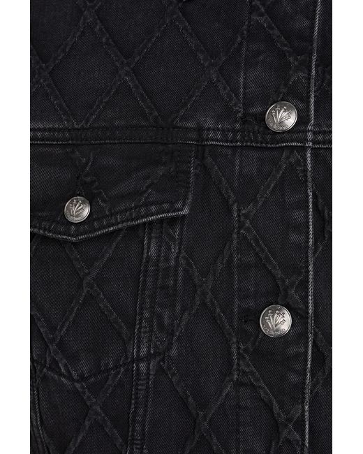 Rag & Bone Black Ryan Denim Jacket