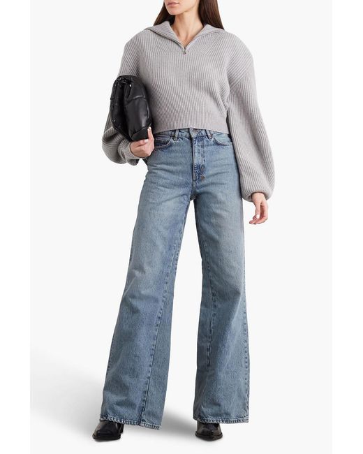 Ksubi Blue Kicker Jinx High-rise Wide-leg Jeans