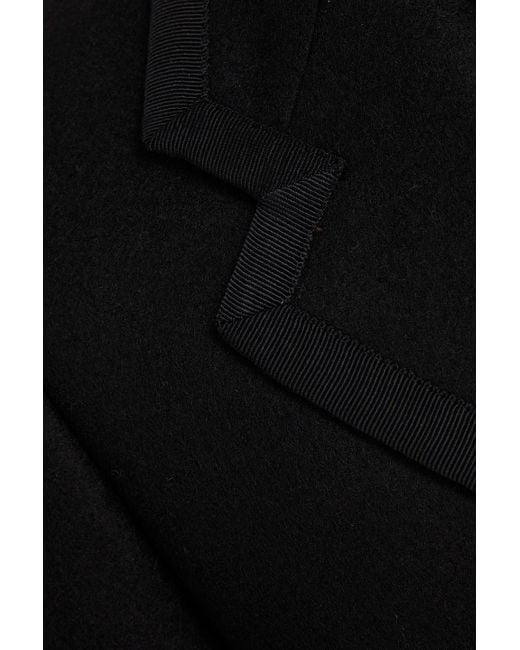 Maison Margiela Verzierter blazer aus filz aus einer wollmischung in Black für Herren
