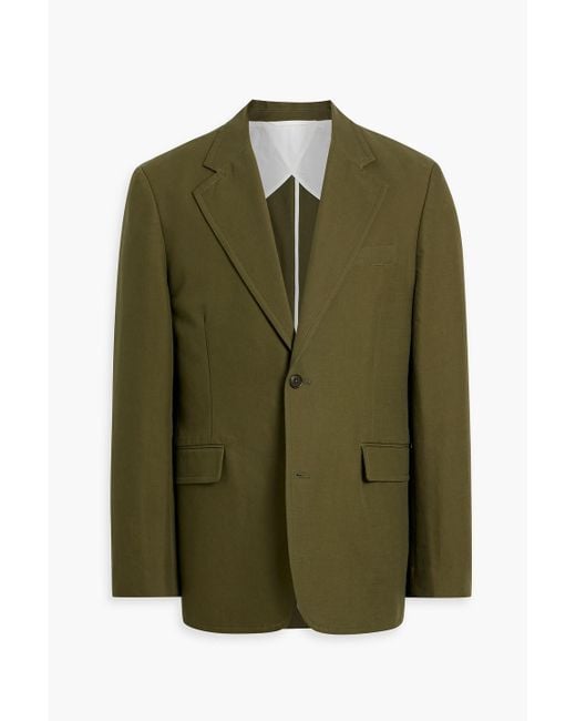 Alex Mill Green Grant Cotton-Twill Blazer for men