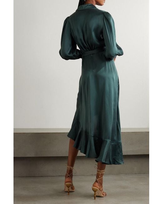 【Zimmermann】Asymmetric silk wrap dress Zimmermann Asymmetric silk wrap dress Zimmermann