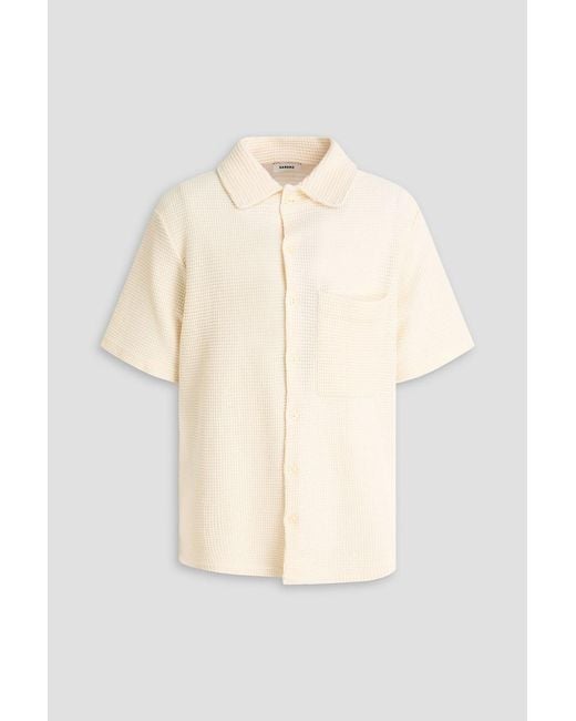 Sandro Natural Ribbed-Knit Shirt for men