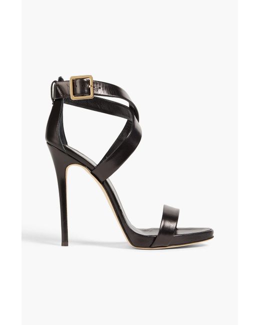 Giuseppe Zanotti Coline 110 Leather Sandals in Black Lyst Canada