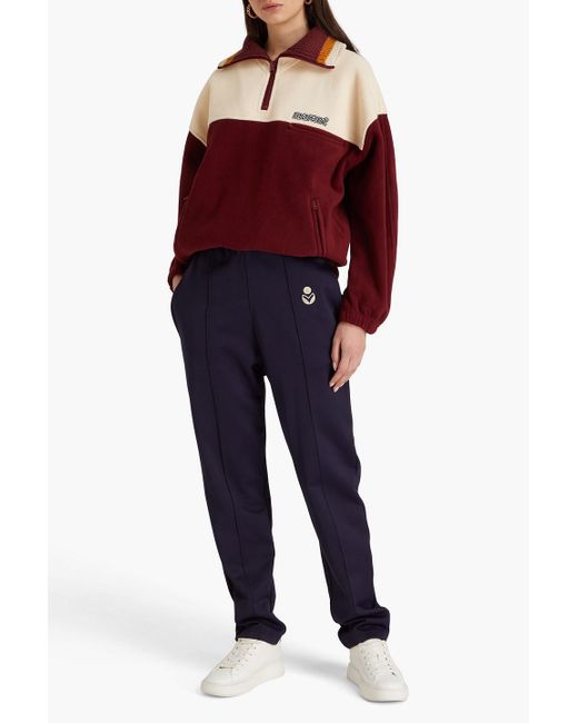 Isabel Marant Blue Inayae French Terry Track Pants