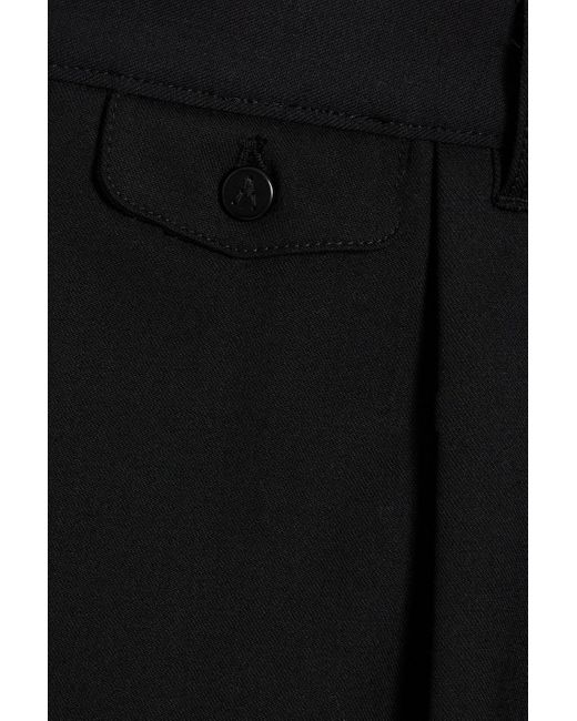 Alex Mill Black Tapered Wool-blend Twill Pants for men