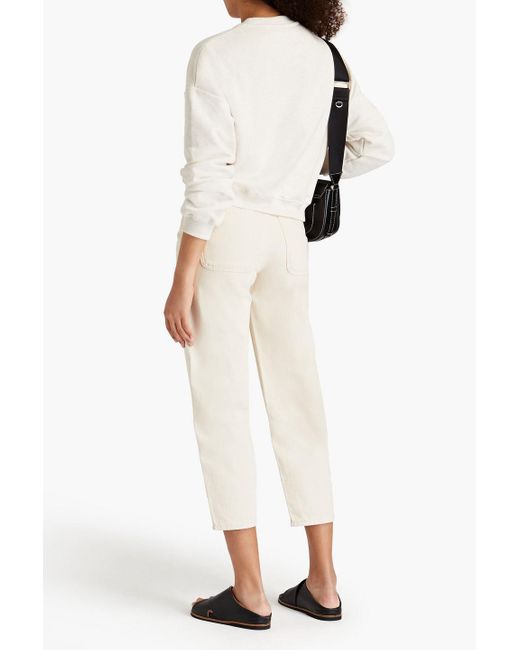 Triarchy White St. Tropez High-rise Straight-leg Jeans