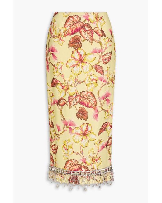 Pink metallic skirt yellow discount