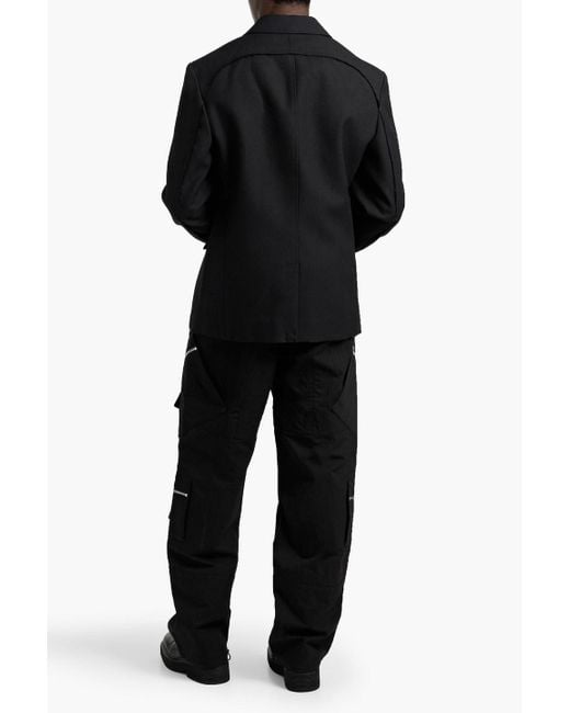 Jacquemus Black Disgreghi Wool-Twill Blazer for men