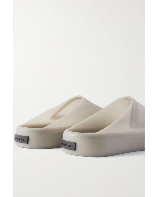Fear Of God Gray Rubber Slides for men
