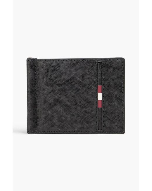 Bally Black Textured-Leather Wallet for men