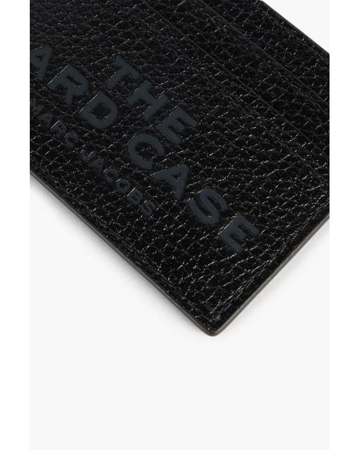 Marc Jacobs Black Pebbled-Leather Cardholder