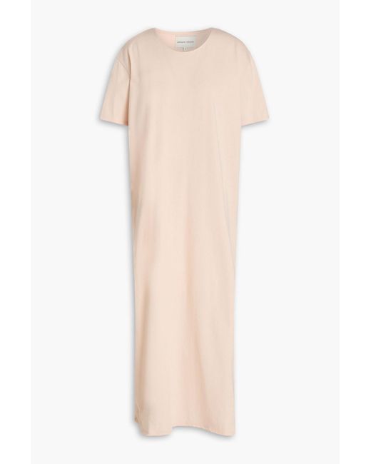 Loulou de Saison Natural Arue Pima Cotton-Jersey Midi Dress