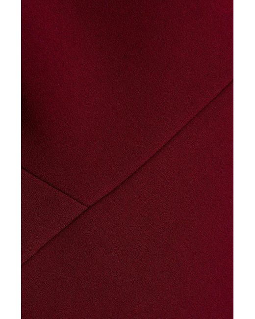Victoria Beckham Red Crepe Dress
