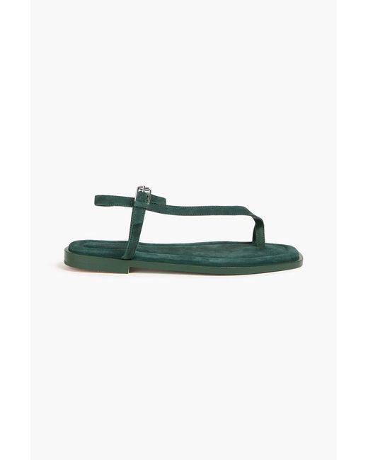 A.Emery Green Pae Suede Sandals