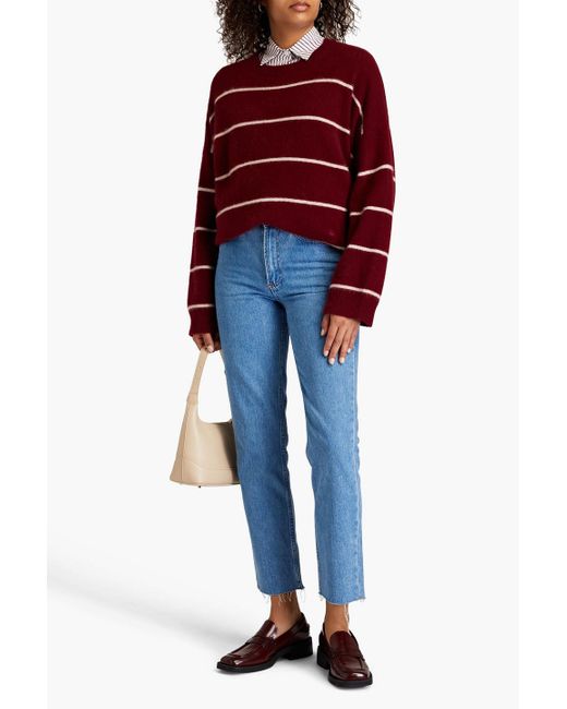 A.P.C. High rise Straight leg Jeans in Blue Lyst UK