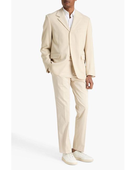 Sandro Natural Wool-Twill Blazer for men