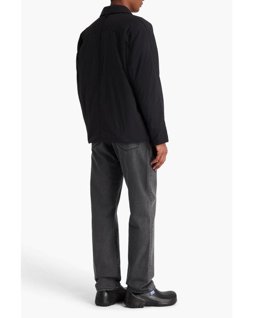 Rag & Bone Black Henderson Padded Shell Jacket for men