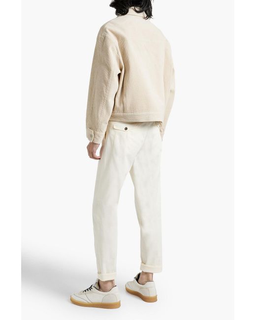 LE17SEPTEMBRE Natural Cotton-blend Corduroy Jacket for men