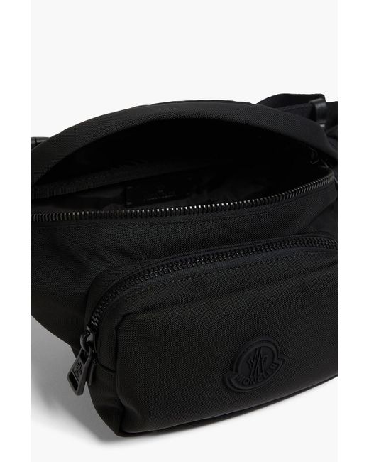 Moncler Gürteltasche "durance" aus canvas mit lederbesatz in Black für Herren