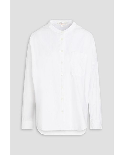 Alex Mill White Jo Cotton-poplin Shirt
