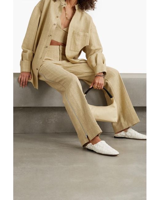 Gauchère Natural Vida hose mit weitem bein aus tweed