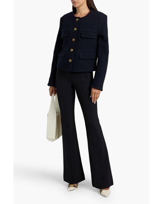 Veronica Beard Blue Leslie Wool Jacket