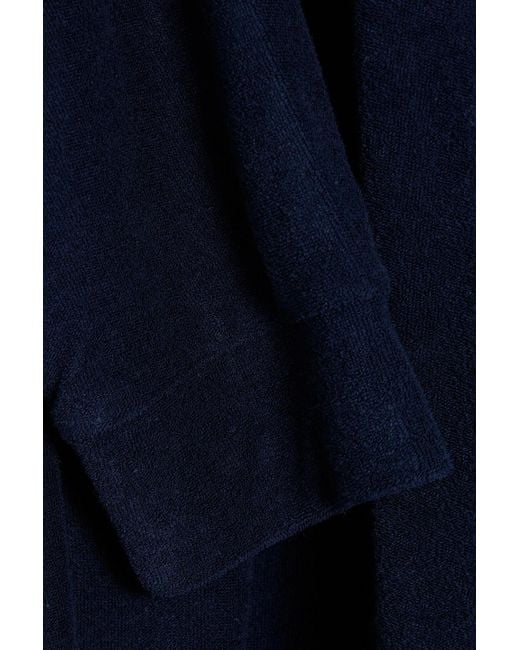 Onia Sweatshirt aus frottee aus einer baumwollmischung in Blue für Herren