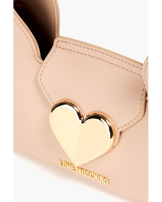 Love Moschino Natural Faux Leather Shoulder Bag