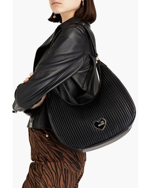 Faux leather shoulder bag cheap
