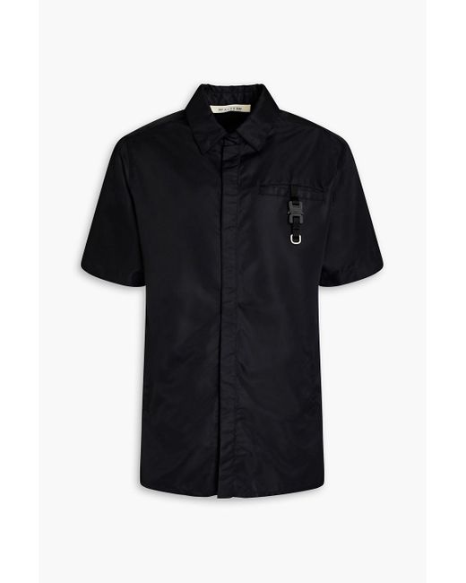 1017 ALYX 9SM Black Buckle-detailed Shell Shirt for men