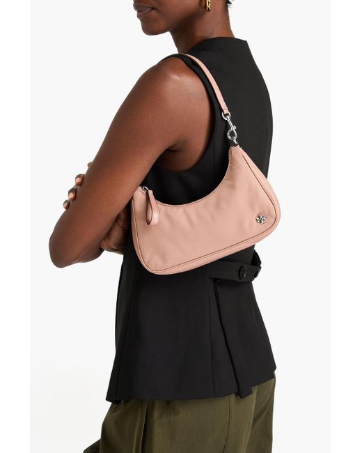 Tory Burch Pink Mercer Shell Shoulder Bag