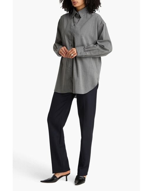 Jacquemus Gray D'homme Wool-blend Shirt
