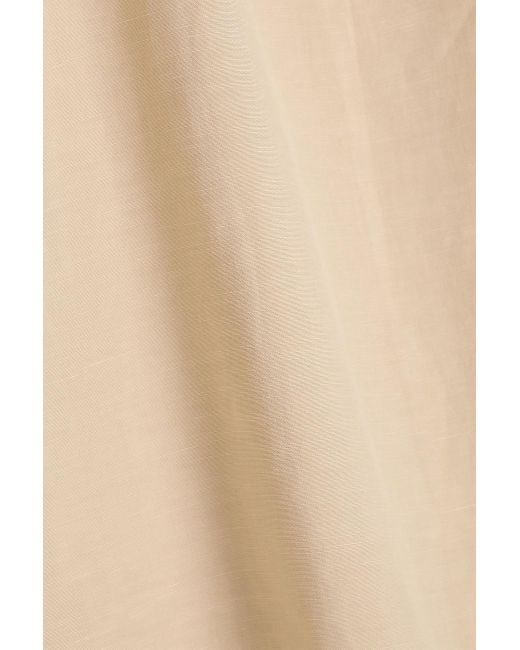 Totême  Natural Lyocell And Linen-blend Tank