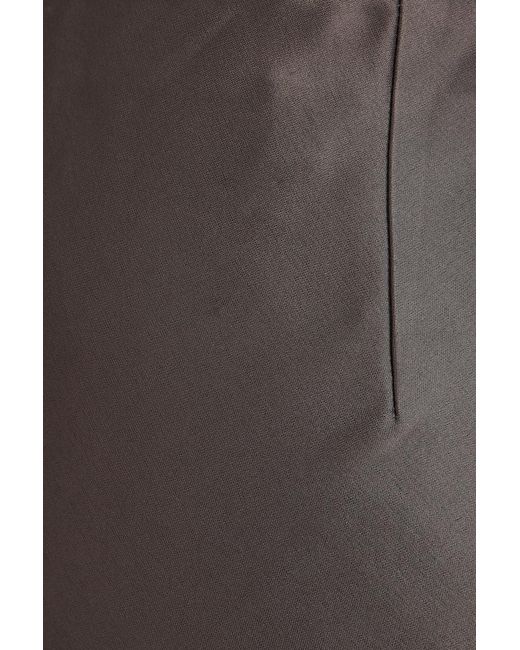 A.Emery Gray Myrna Satin Straight-Leg Pants