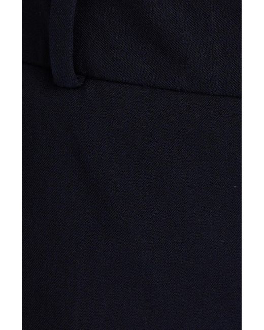 FRAME Blue Le High Flare Stretch-cotton Flared Pants