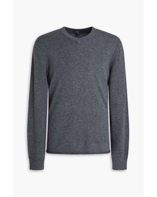 James Perse Gray Cashmere Sweater for men