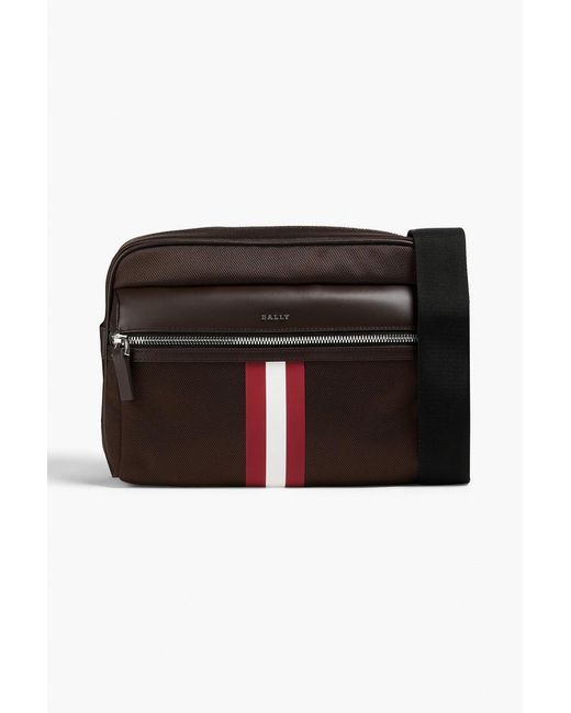 Bally Black Tharek Shell Messenger Bag for men